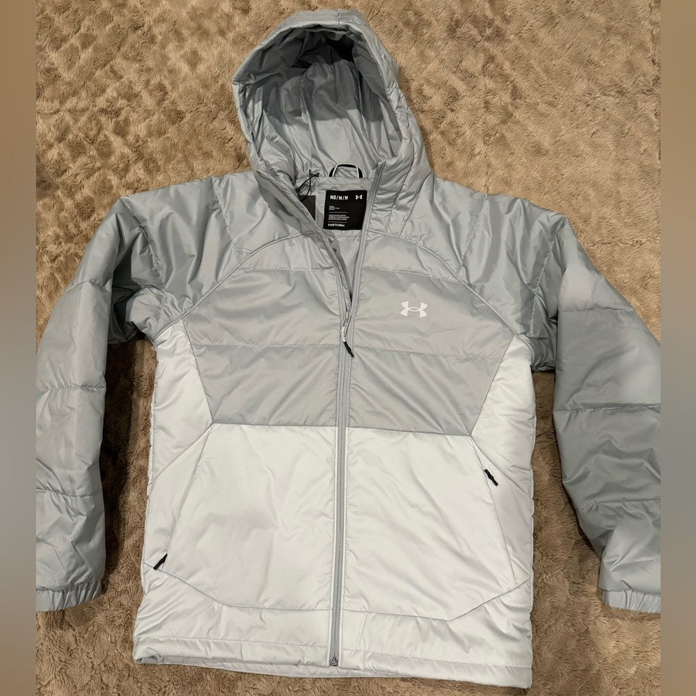 Under Armour Men’s UA Storm Hooded Jacket Medium Loose Fit NWT